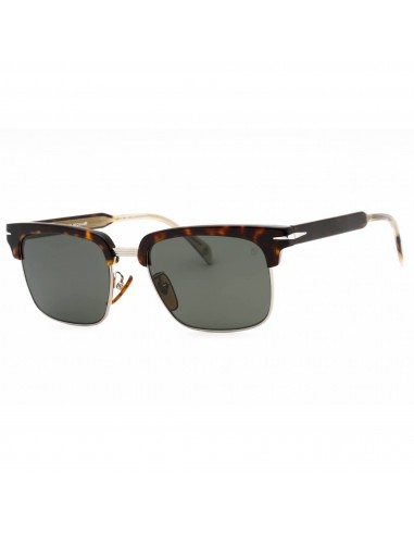 David Beckham Men's Sunglasses - Havana Ruthenium Rectangular | DB 1119/G/S 03MA QT de technologie