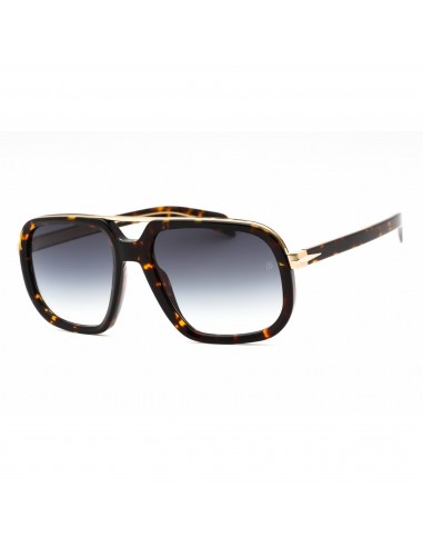 David Beckham Men's Sunglasses - Havana Gold Navigator Full Rim | DB 7101/S 02IK 9O les ctes