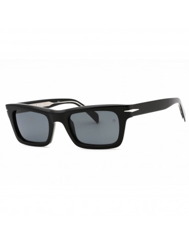 David Beckham Men's Sunglasses - Black Rectangular Full Rim Frame | DB 7091/S 0807 IR france