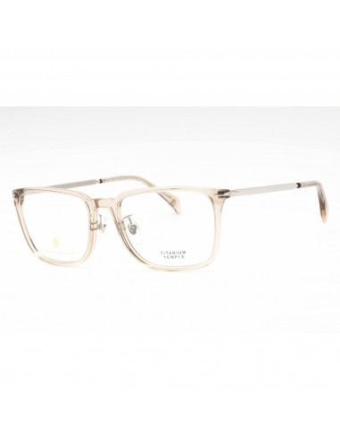 David Beckham Men's Eyeglasses - Mud Rectangular Full Rim Frame | DB 1110/G 079U 00 Economisez 