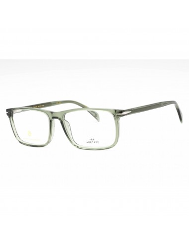 David Beckham Men's Eyeglasses - Green Rectangular Full Rim Frame | DB 1019 01ED 00 pas cher chine