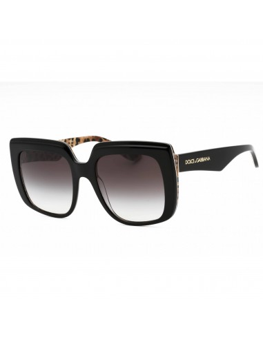 Dolce & Gabbana Women's Sunglasses - Black On Leopard Brown Print | 0DG4414 32998G Les êtres humains sont 