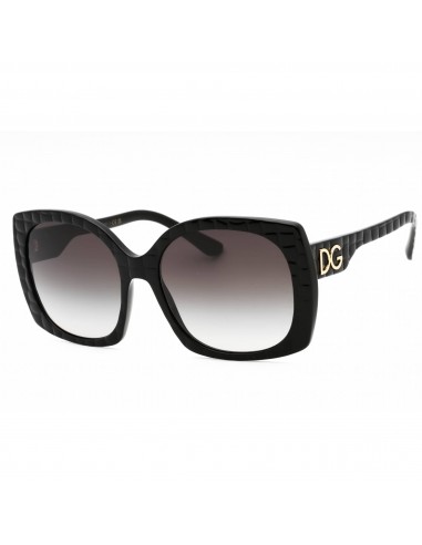 Dolce & Gabbana Women's Sunglasses - Black Oversized Full Rim Frame | 0DG4385 32888G basket pas cher