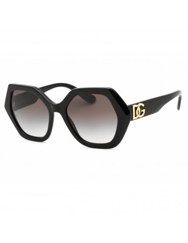 Dolce & Gabbana Women's Sunglasses - Black Geometric Full Rim Frame | 0DG4406 501/8G les ligaments