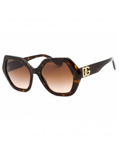 Dolce & Gabbana Women's Sunglasses - Havana Geometric Full Rim Frame | 0DG4406 502/13 les ctes