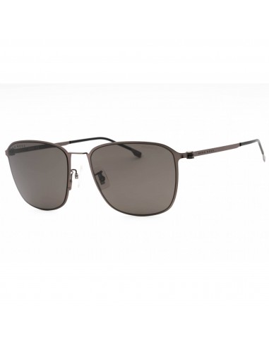 Hugo Boss Men's Sunglasses - Matte Dark Ruthenium Rectangular | BOSS 1405/F/SK 0R80 M9 À commander