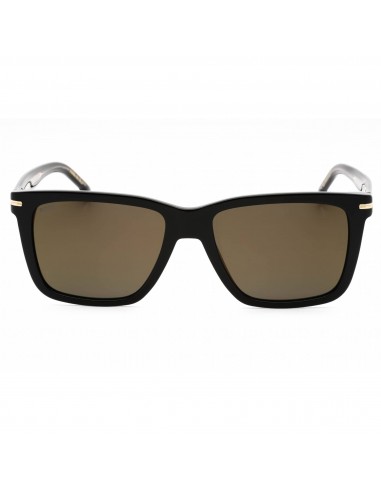 Hugo Boss Men's Sunglasses - Black Gold Rectangular Full Rim | BOSS 1598/S 02M2 JO Profitez des Offres !