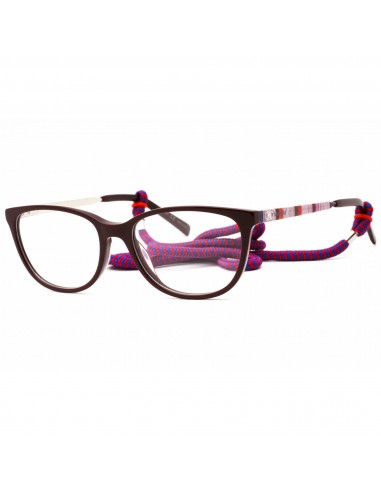 M Missoni Women's Eyeglasses - Burgundy Plastic Oval Full Rim Frame | MMI 0033 0LHF 00 Découvrez la collection