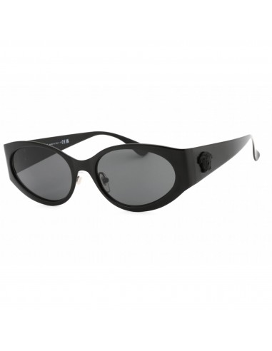 Versace Women's Sunglasses - Matte Black Metal Cat Eye Full Rim Frame | 0VE2263 126187 plus qu'un jeu 