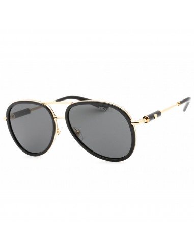 Versace Women's Sunglasses - Black/Gold Metal Full Rim Frame | 0VE2260 100287 le des métaux précieux