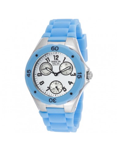 Invicta 18795 Women's Angel Special Edition White Dial Blue Silicone Strap Watch livraison gratuite