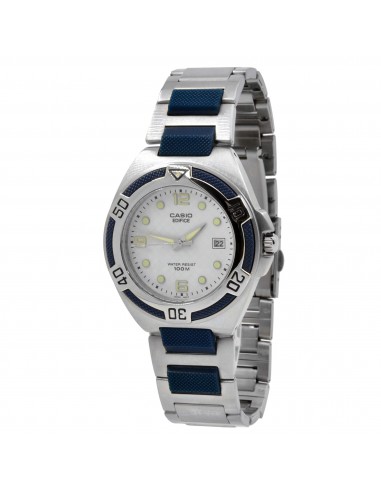 Casio Stainless steel Case Silver,blue Band Watch | EF-101D-7AVEF brillant des détails fins