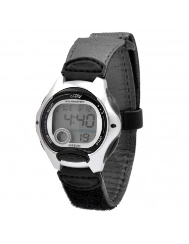 Casio Silver Resin Case Black Band Watch | LW-200V-1AVCF Pour