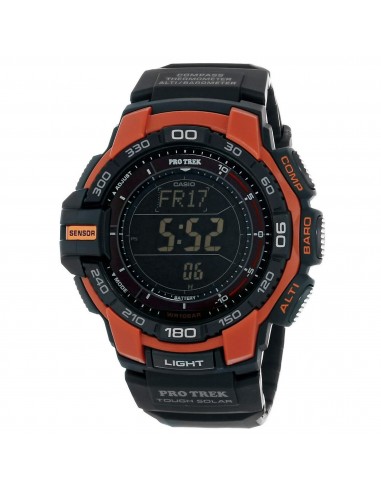 Casio Men's Tough Solar Digital Black Dial Resin Strap Chrono Watch | PRG270-4 les ligaments