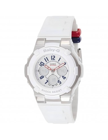 Casio Women's Watch - Baby-G White Analog-Digital Dial Strap World Time | BGA110TR-7B acheter