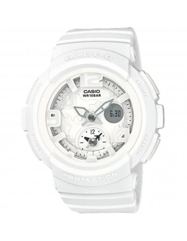 Casio Women's Watch - Baby-G Beach Traveler White Analog-Digital Dial | BGA190BC-7B en ligne des produits 