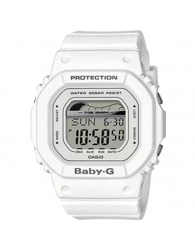 Casio Women's Watch - Baby-G World Time White Resin Strap Digital Dial | BLX560-7 les ctes