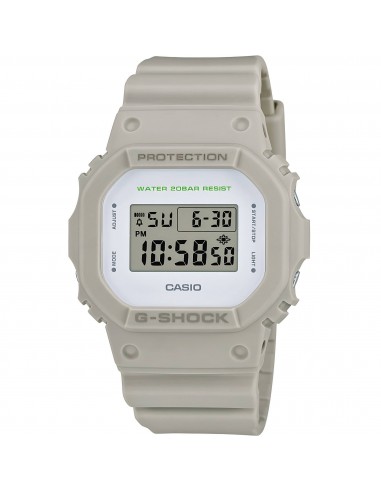 Casio Men's Watch - G-Shock Multi-Alarm Grey Resin Strap Digital Dial | DW5600M-8 En savoir plus