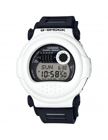 Casio Men's Watch - G-Shock Black and Grey Digi Dial Resin Strap Alarm | G001BW-7 meilleur choix