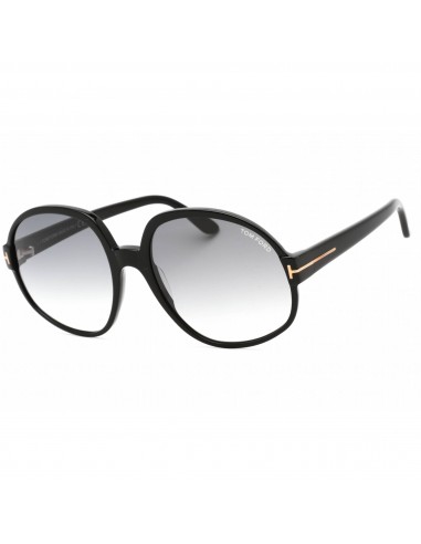 Tom Ford Women's Sunglasses - Shiny Black Plastic Oversized Shape Frame | FT0991 01B prix pour 