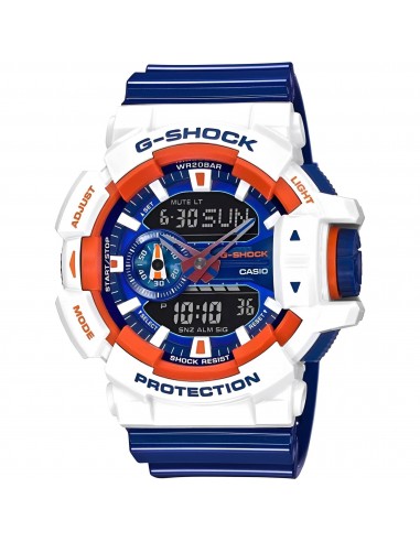 Casio Men's Watch - G-Shock Black and Blue Analog-Digital Dial Strap | GA400CS-7A ouvre sa boutique