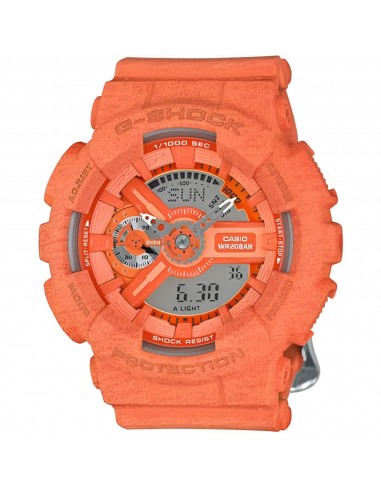 Casio Women's Watch - G-Shock Analog-Digital Dial Orange Resin Strap | GMAS110HT-4A la chaussure