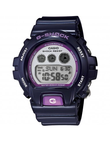 Casio Women's Watch - G-Shock Shock Resistant Blue Resin Strap Digital | GMDS6900CC-2 est présent 