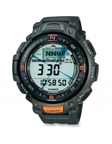 Casio Unisex Watch - Pathfinder Digital Compass Grey Dial Resin Strap | PAG-40-3V votre