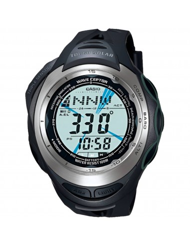 Casio Men's Watch - Pathfinder Digital Compass Green Resin Strap Digital | PAW1200-3V pas cher