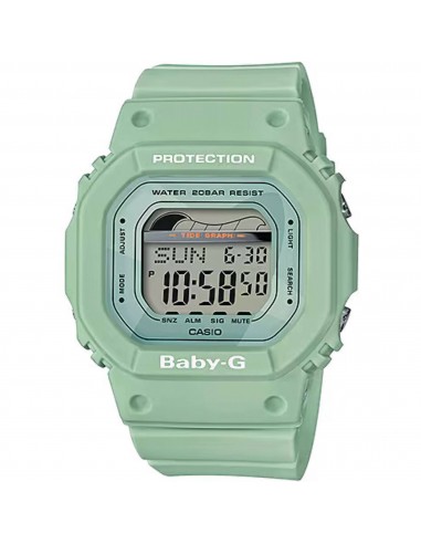 Casio Women's Watch - Baby-G World Time Green Resin Strap Digital Dial | BLX560-3 2023