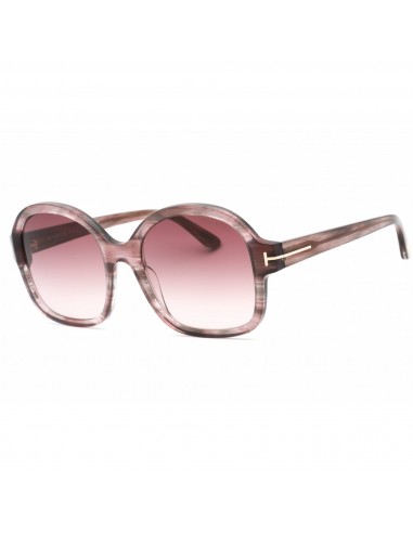 Tom Ford Women's Sunglasses - Shiny Violet Plastic Oversized Shape Frame | FT1034 81Z en linge