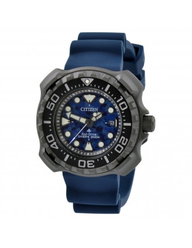 Citizen Men's Watch - Promaster Blue Camouflage Dial Rubber Strap Dive | BN0227-09L la chaussure