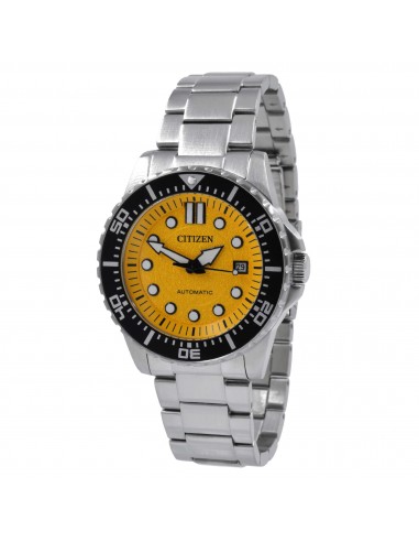 Citizen Men's Watch - Urban Mechanical Yellow Dial Silver Tone Bracelet | NJ0170-83Z Découvrez la collection