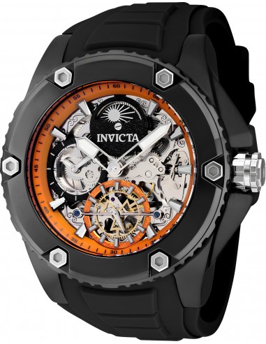 Invicta Men's Watch - Akula Automatic Rotating Bezel Black Silicone Strap | 42770 du meilleur 