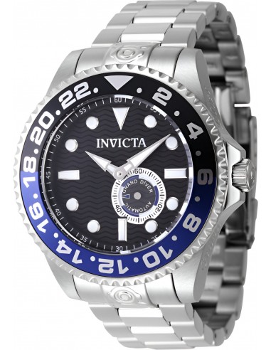 Invicta Men's Watch - Pro Diver Automatic Black and Silver Dial Steel Bracelet | 47295 50-70% off 