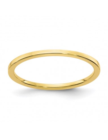 10K Gold 1.2mm Flat Stackable Band  | 1STK16-120Y Dans la société mordern