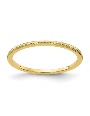 10K Gold 1.2mm Bead Stackable Band  | 1STK18-120Y Jusqu'à 80% De Réduction