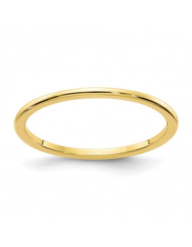 10K Gold 1.2mm Half Round Stackable Band | 1STK17-120Y prix