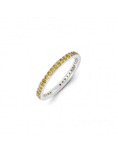 Sterling Silver Stackable Expressions Citrine Ring | QSK1167 Par le système avancé 