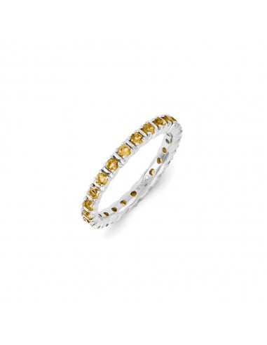 Sterling Silver Stackable Expressions Citrine Ring | QSK1197 online