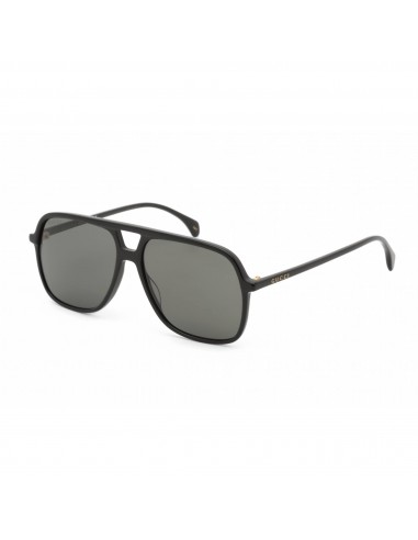 Gucci Unisex Sunglasses - Black Acetate Pilot Full Rim Frame Grey Lens | GG0545S 001 2 - 3 jours ouvrés.