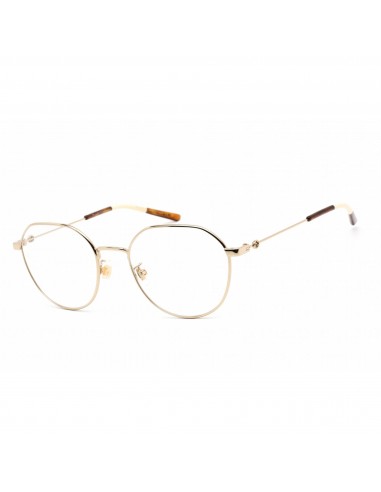 Gucci Unisex Eyeglasses - Shiny Gold Metal Oval Full Rim Frame | GG0684O 001 Voir les baskets