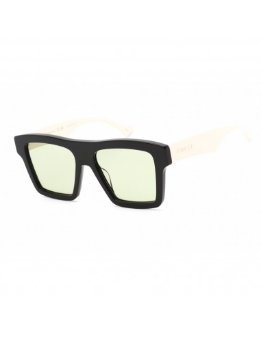 Gucci Men's Sunglasses - Black Plastic Square Full Rim Frame Green Lens | GG0962S 004 En savoir plus