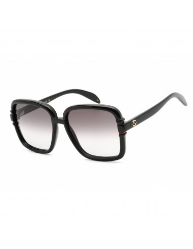 Gucci Women's Sunglasses - Black Plastic Square Full Rim Frame Grey Lens | GG1066S 001 Découvrez la collection