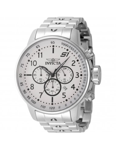 Invicta Men's Watch - S1 Rally Chronograph Silver Stainless Steel Bracelet | 23078 la livraison gratuite