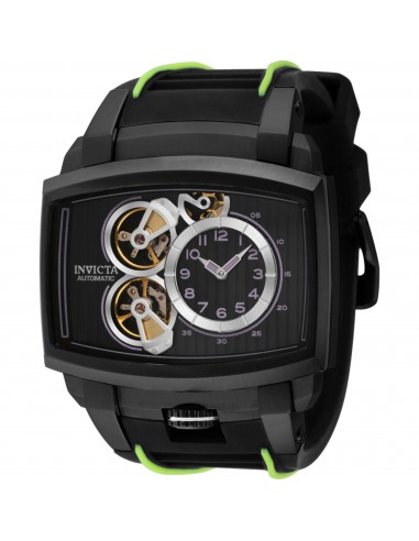 Invicta Men's Watch - Akula Automatic Black Open Heart Dial Silicone Strap | 41696 plus qu'un jeu 