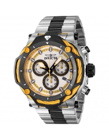 Invicta Men's Watch - Bolt Quartz Chronograph Black and Silver Dial Bracelet | 42116 pour bénéficier 