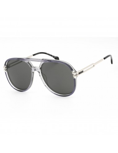 Gucci Men's Sunglasses - Grey/Silver Plastic Aviator Full Rim Frame | GG1104S 001 vente chaude votre 