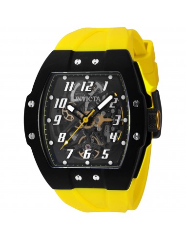 Invicta Men's Watch - JM Correa Black and Transparent Dial Silicone Strap | 44406 50-70% off 