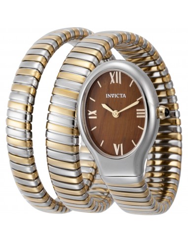 Invicta Women's Wrap Watch - Mayamar Quartz Brown Dial Two Tone Steel Bracelet | 44980 solde